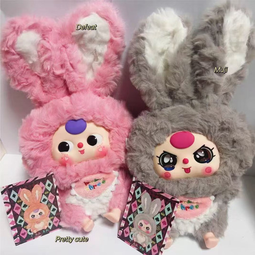 Baby 3 Lilly Rabbit 28cm Caja Ciega De Peluche Hecha A Mano