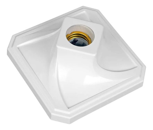 Plafon Sobrepor 12cm Termoplástico 60w E27 Kin Light
