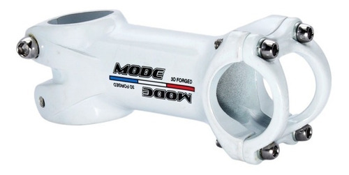 Suporte De Guidão Branco Bike Mode Ahead Set 90mm 31,8mm