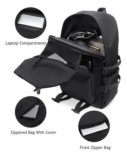Mochila Ligera Impermeable Para Viajes A La Moda