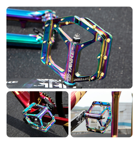 Pedales De Bicicleta De Aluminio Coloridos Para Carretera Y