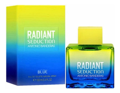 Perfume Radiant Seduction Blue For Men 100 Ml - Selo Adipec