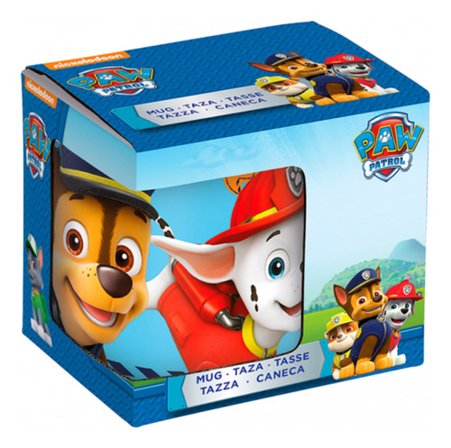 Taza De Cerámica 325 Ml - Paw Patrol Color Blanca