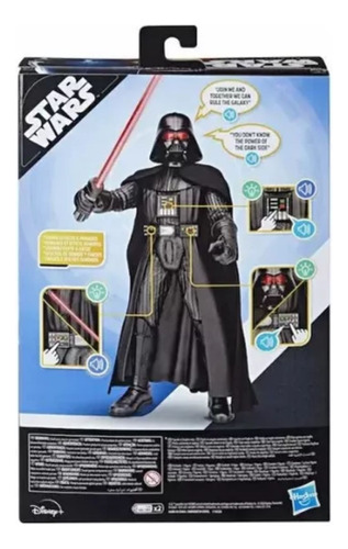 Star Wars Galactic Action Darth Vader Luces Sonidos Frases