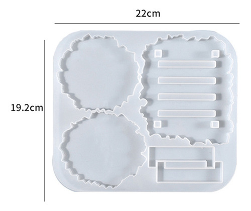 Moldes De Resina Para Posavasos, Moldes Irregulares Para Pos
