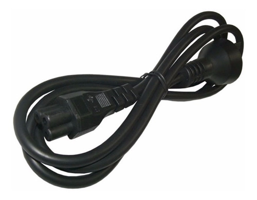 Imagen 2 de 7 de Cable Power Interlock Trébol 1.2 Mts Para Fuente Notebook Pc