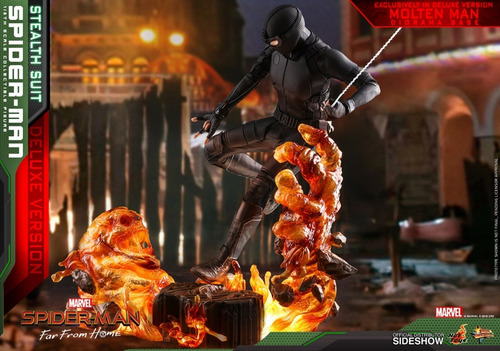 Hot Toys Spiderman Stealth Suit Deluxe Version