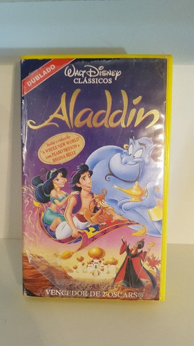Imagem 1 de 2 de Aladdim - Clássicos Disney   -   Vhs Original