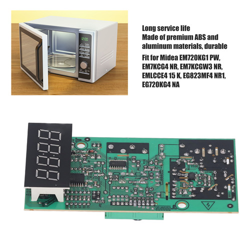 Panel De Control Electrónico Para Microondas, Horno, Ordenad