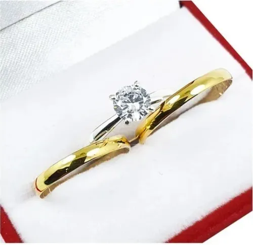 Alianzas Oro 18k 2 Gramos El Par Anillo Casamiento Cintillo