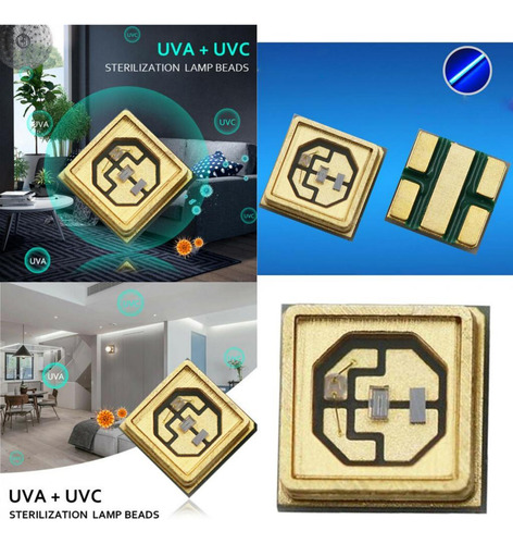 7pcs 270nm 280nm Uvc Led Smd 3535 Uv Led Lâmpada De Diodo