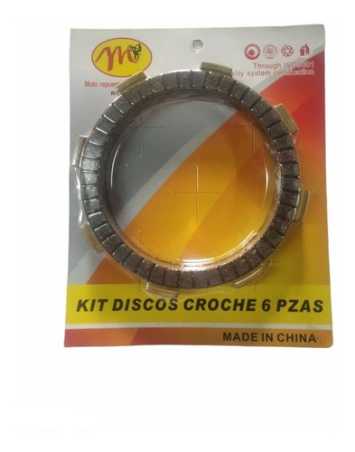 Discos De Croche 6 Piezas Para Motos 150/200 