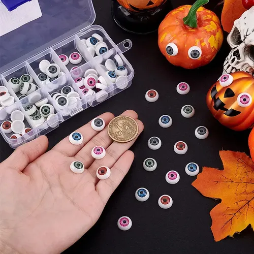 1box Craft Plastic Eyes Stuffed Eyes Mixed Color 12x6mm | MercadoLivre