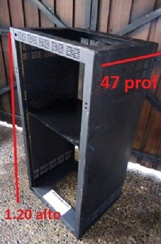 Rack 24 Ur Usado Audio Server Comunicaciones Gabinete Metal (Usado)