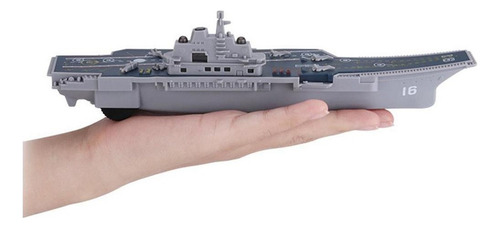 Brinquedo Porta-aviões Modelo De Navio De Guerra Elétrico