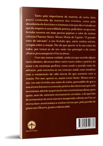 A Contrição Perfeita: Uma Chave De Ouro Do Céu J. De Driesch 48 Págs 2ª Edição 2022 Editora Santa Cruz