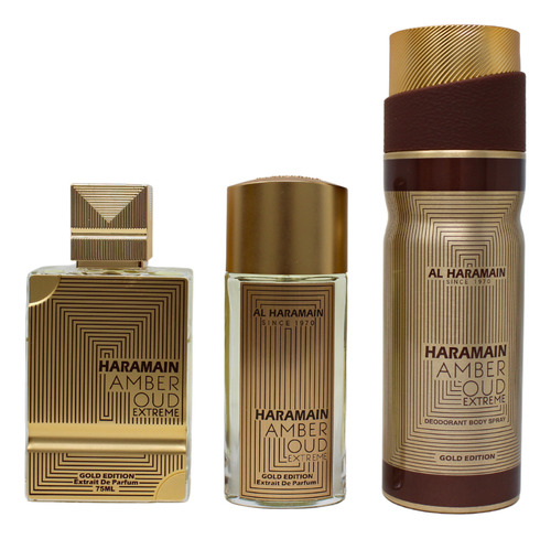 Al Haramain Amber Oud Gold Edition Extreme 3 Pz Unisex