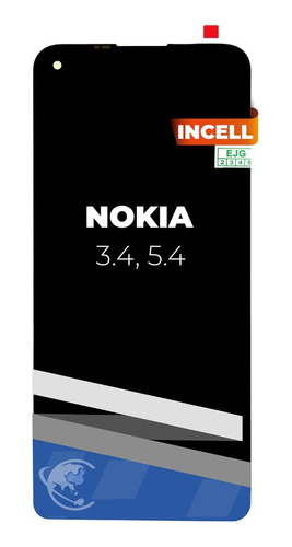 Display Compatible Con  Nokia 3.4 , Ta-1340 , 5.4 , Ta-1285