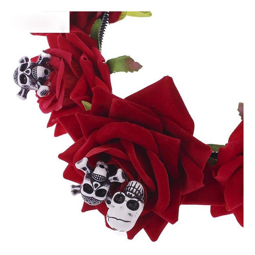 Diadema De De Flores De Halloween Diadema De De Terror Para