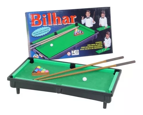 Jogo Bilhar Sinuca Com 15 Acessórios Brinquedo Infantil - Compre