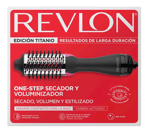 Secador Y Voluminizador De Titanio Para Cabello Revlon