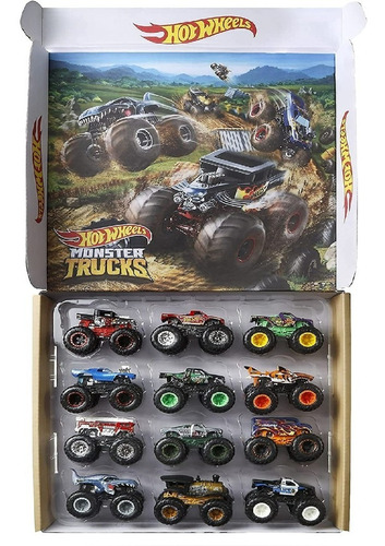 Carros Camiones De Metal Monster Truck Hot Wheels