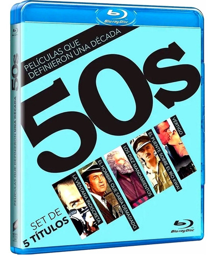 Peliculas Que Definieron Una Decada 50s Set De 5 Blu-ray 