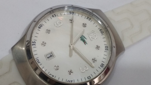 Relógio Lacoste Quartz Lc09. 3.14. 0060 Mostrador Madrepérol