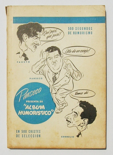 Panseco Y Madaleno Album Humoristico Libro Mexicano 1947