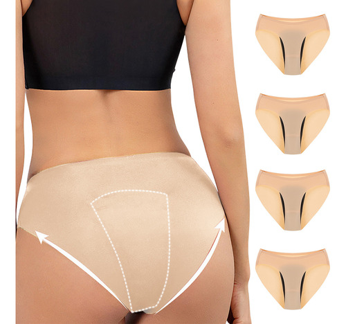 Bragas Menstruales Suaves A Prueba De Fugas Para Mujer, 4 Un