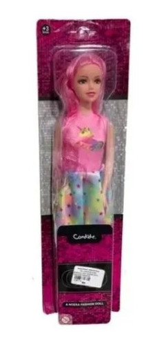 Boneca Brinquedo Fashion Dream Doll - Rosa
