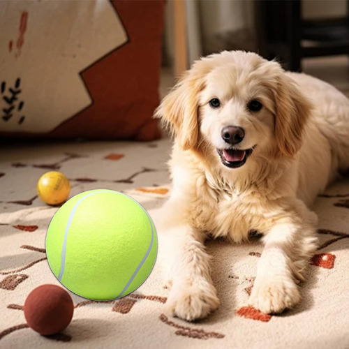 Bola De Tênis Para Cachorro, Tênis Inflável, Borracha, Gg