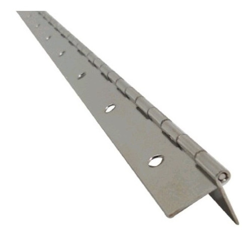 Set 24 Bisagra Piano Tira Niquelad Cromada 1,00 Mts X 2,5cm