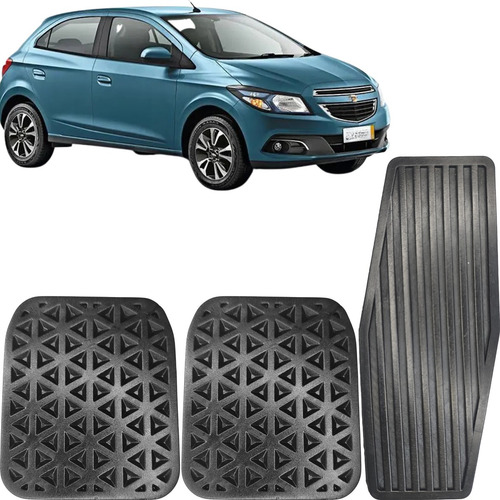 Kit Capa Pedal Acelerador Freio Embreagem Onix Spin Cobalt