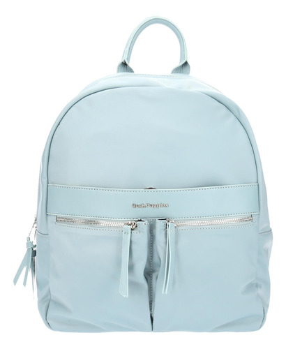 Mochila Hush Puppies Rion Back Celeste Mujer