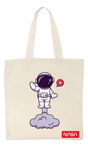 Bolsa Tote Bag Nasa Astronauta Volando