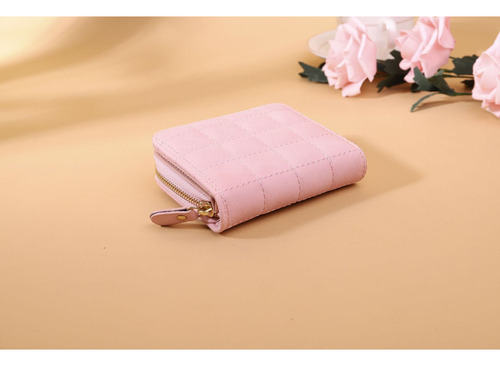 Mini Bolso De Mujer Con Cremallera Corta Con Billetera Peque