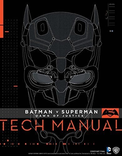 Book : Batman V Superman Dawn Of Justice Tech Manual -...