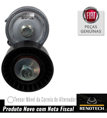 Imagem 2 de 10 de Tensor Movel Correia Alternador Cronos 1.0 1.3 12v 55267954