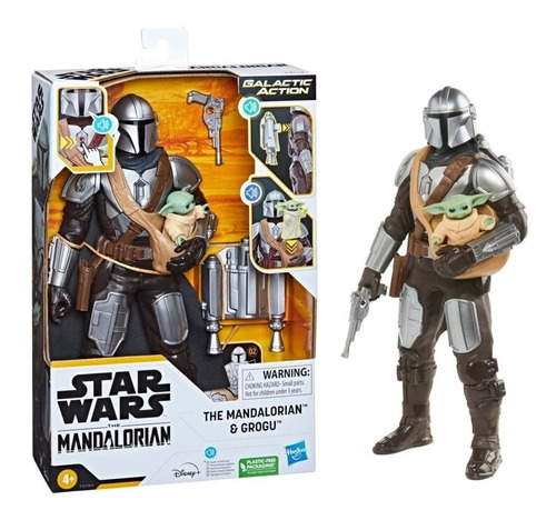 Star Wars Galactic Action The Mandalorian Y Grogu 30cm