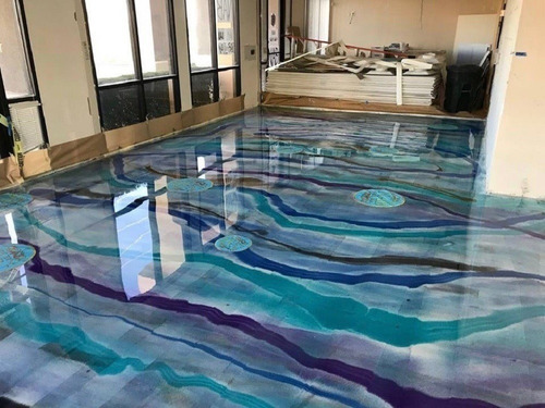 Imagen 3 de 9 de Resina Epoxica Porcelanato Liquido Suministro / A P L I C A