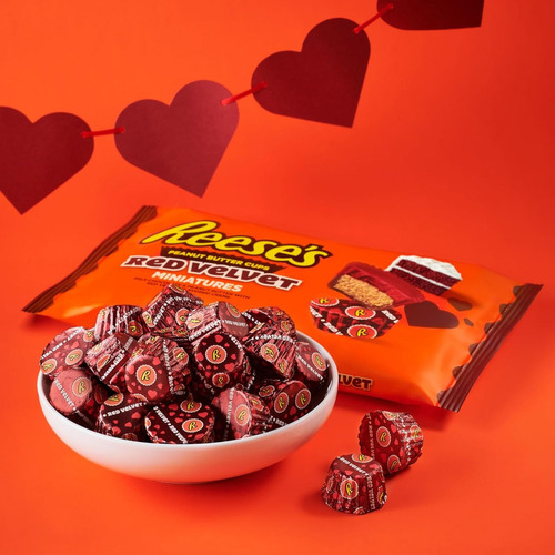 Chocolates Reese's Miniatures Red Velvet De 9.3 Onzas
