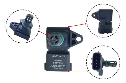 Sensor De Temperatura De Aire Cummins 2897334 Alta Calidad