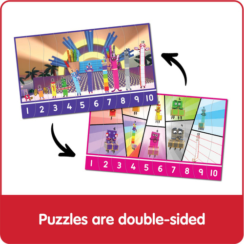 Juego De Rompecabezas Secuenciador Hand2mind Numberblocks Pa