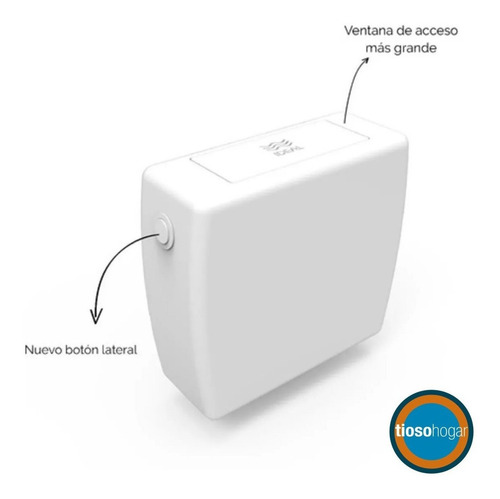 Imagen 8 de 10 de Juego Baño Inodoro Mochila 12 Lts Colgar Pvc Tapa Baño Loza