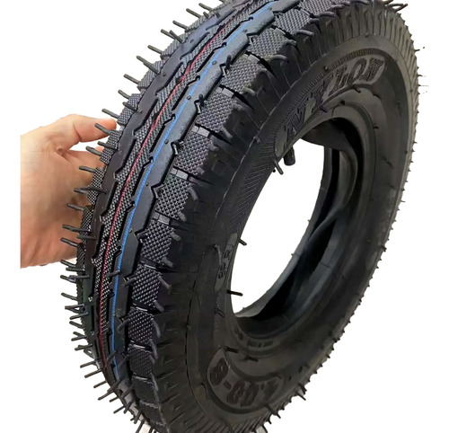 Par Pneu Universal 4.00-8 Com Câmaras 2 Pneus 2pc