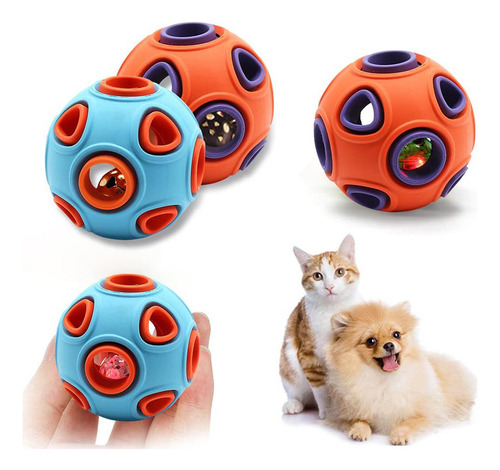Pelota Elástica Para Perros, Resistente A Las Mordeduras, Bo