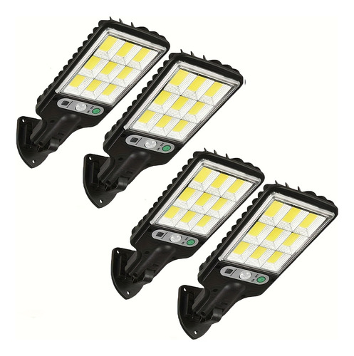 Sensor Humano De Luz De Seguridad Solar Cob, 3 Modos