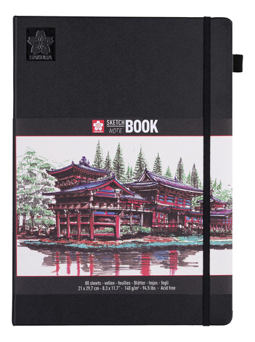  Sakura Sketchbook A4 Blanco Crema 80 hojas  lisa 1 materias unidad x 1 29.7cm x 21cm sketchbook note