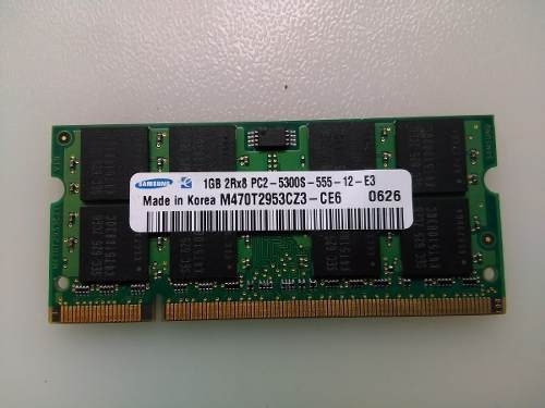 Memoria RAM 1GB 1 Samsung M470T2953CZ3-CE6
